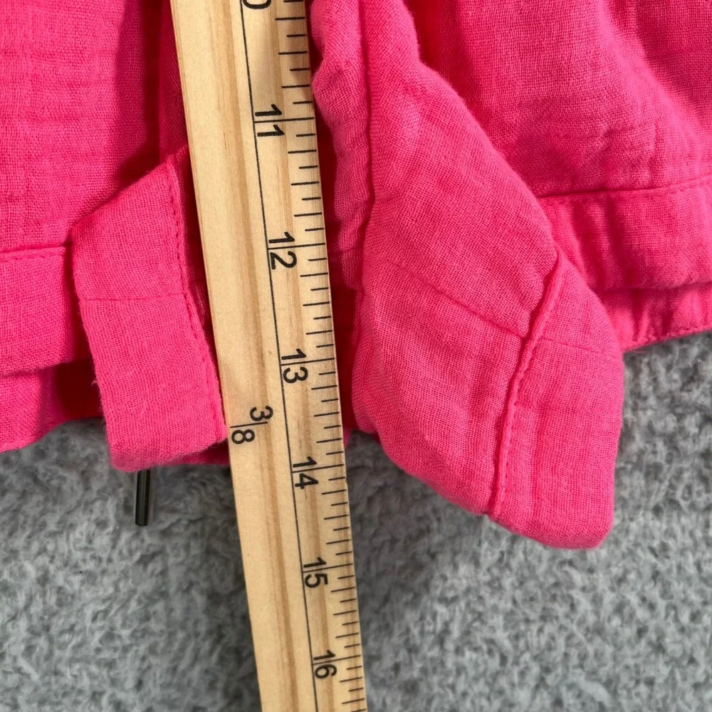 Calia Women's High Waisted‎ Pink Dolphin Cover Up Swim Short Size Small